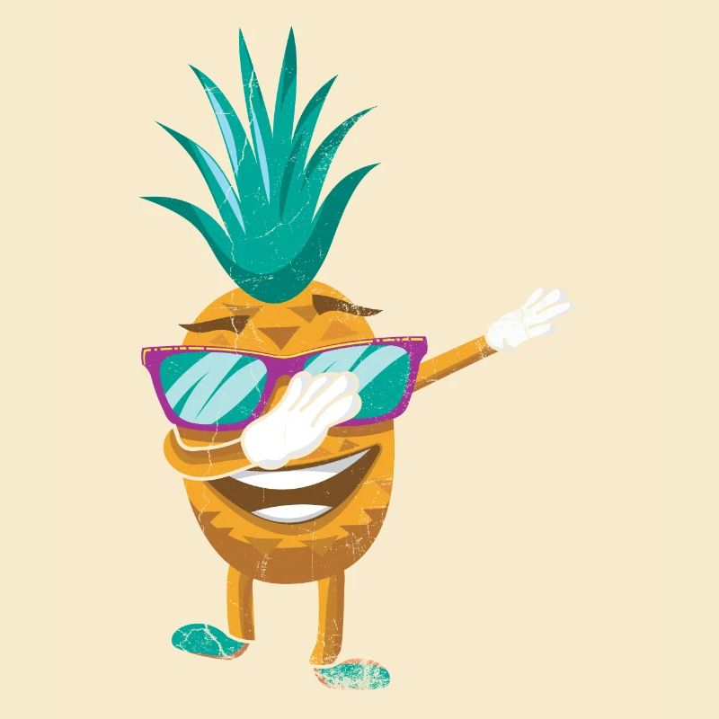 Dabbing Pineapple Sunglasses Design For The