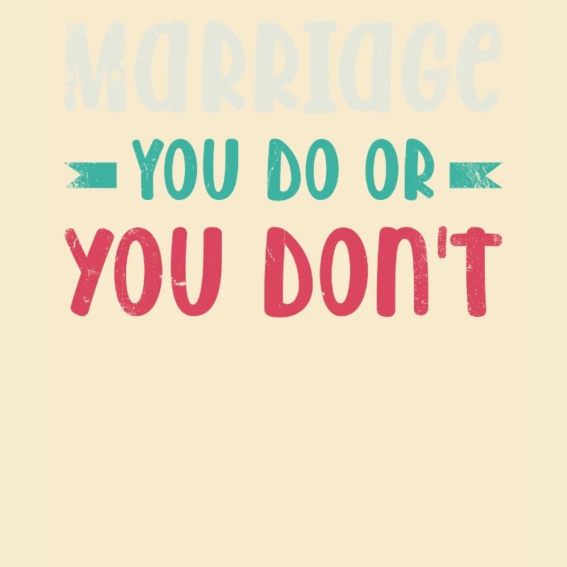 Mariage pour lequel vous faites ou vous ne faites pas de mariage