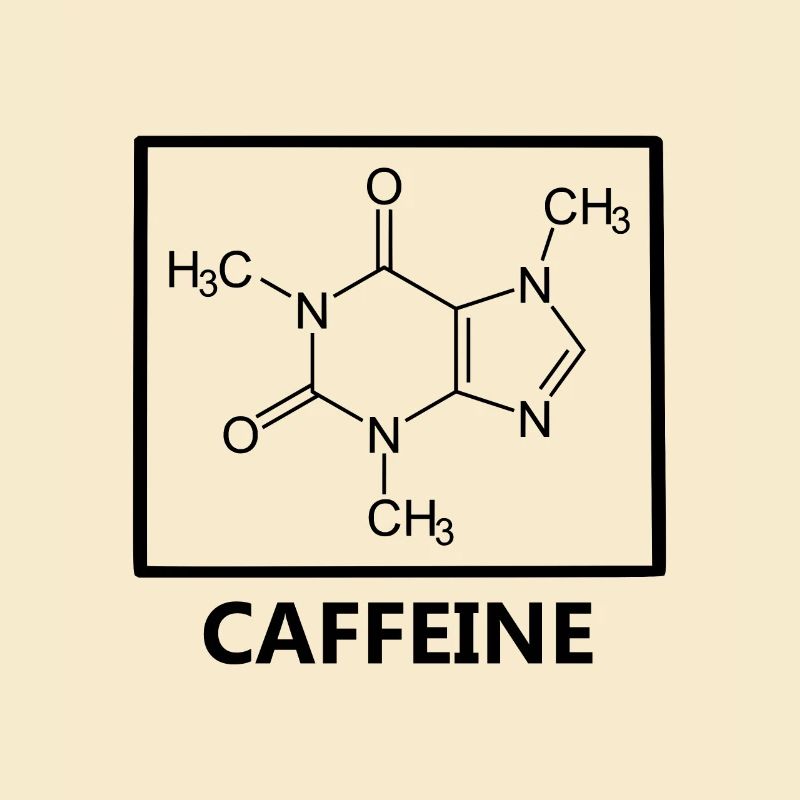Chemical Formula Caffeine Molecule - Coffee