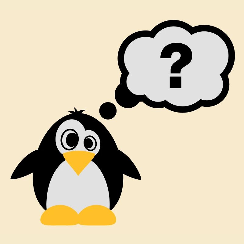 Pinguine Fragezeichen