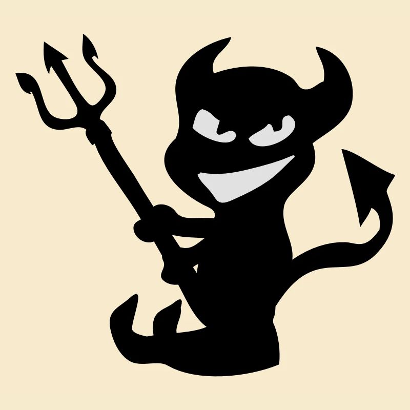 Mauvais sourire avec le trident