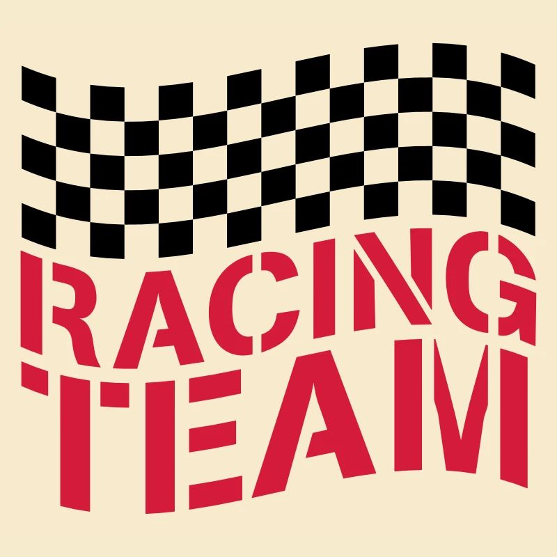 Conception de drapeau Racing Team