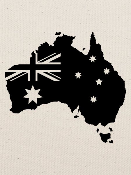 australia map design