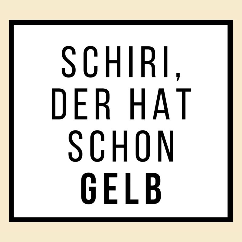 Referee, he already has yellow