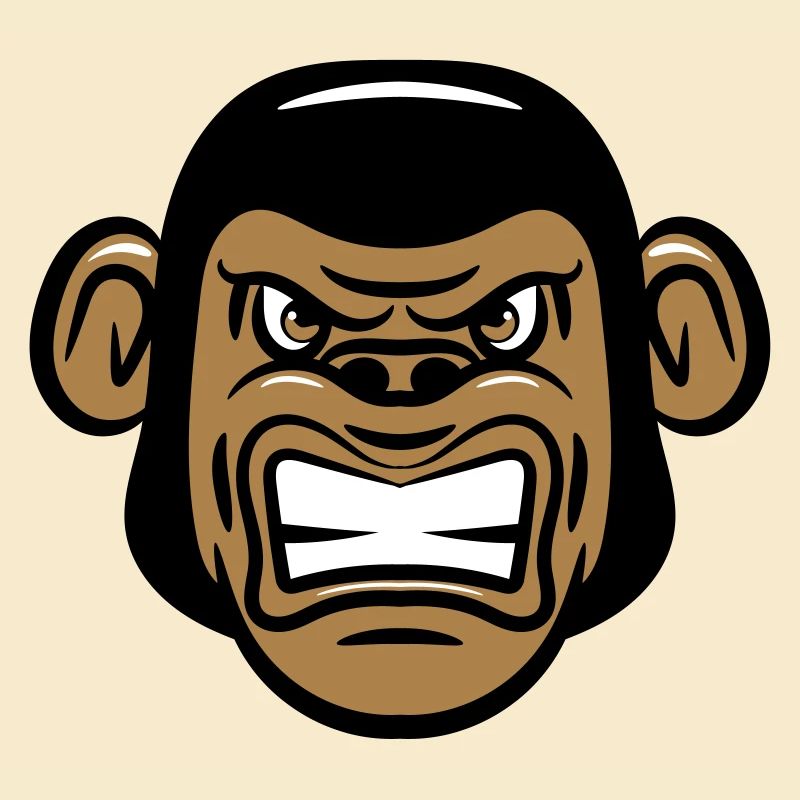 monkey angry evil