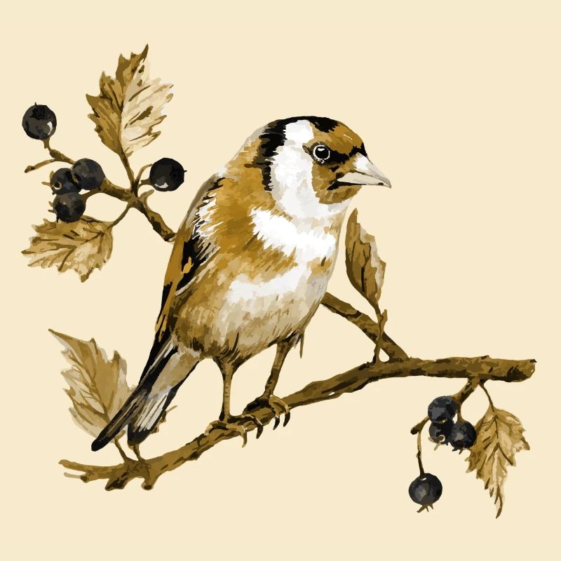 Bunter Vogel