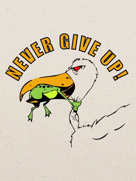 NEVER GIVE UP