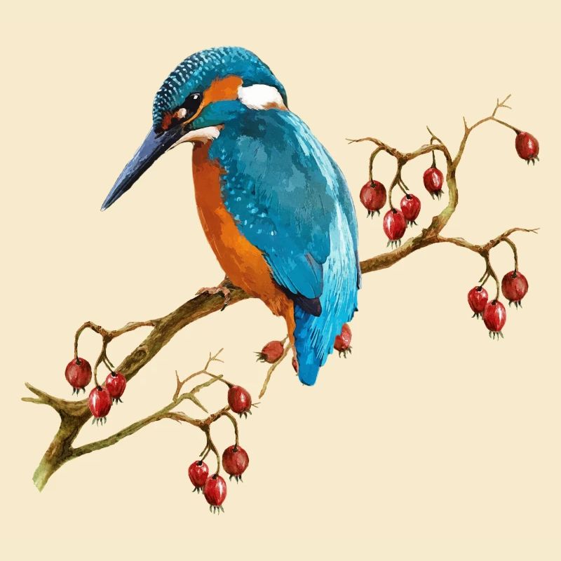 Bunter Vogel
