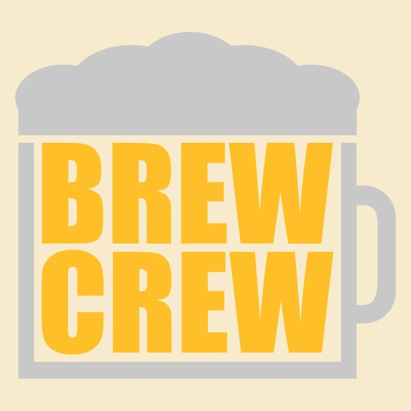 Bierglas Spruch Brew Crew