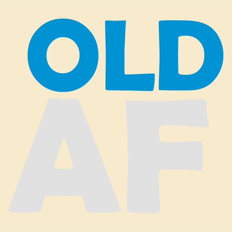 old AF Text Logo
