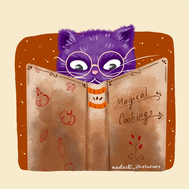 Katze magischen Kochen