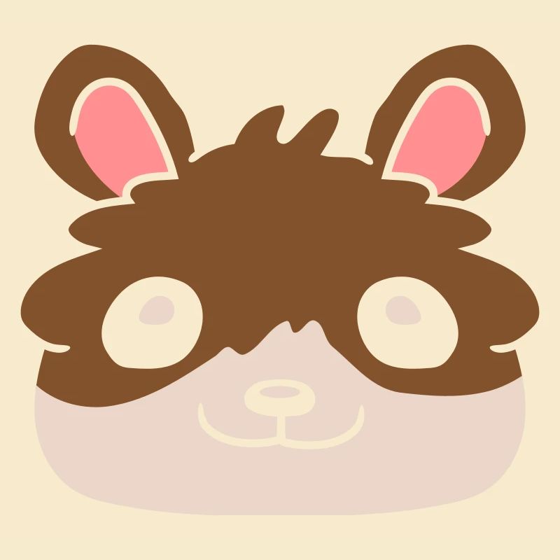 Hamster Gesicht Comic Geschenkidee