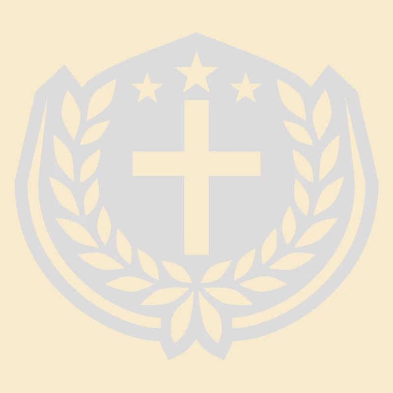 Cross Jesus Christ Laurel Wreath