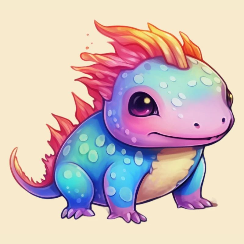 Rainbow Spell - Le mignon Axolotl