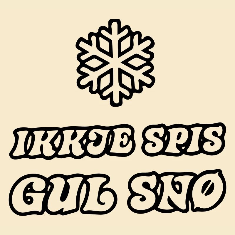 gelber Schnee
