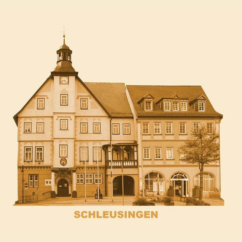 Schleusingen Town Hall Hildburghausen Thuringia