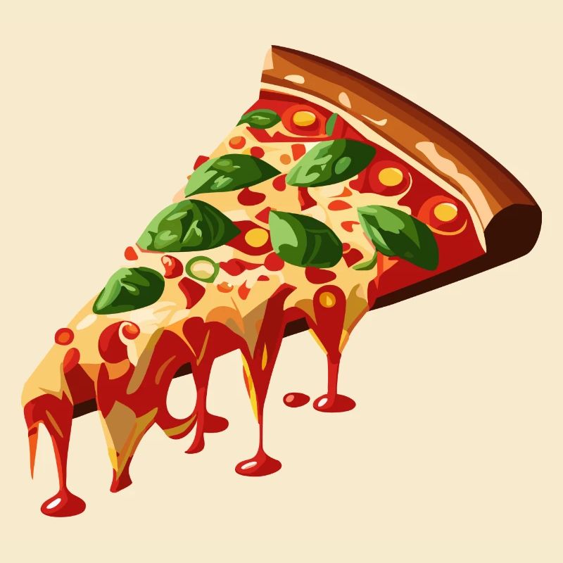 Pizzastück 3D