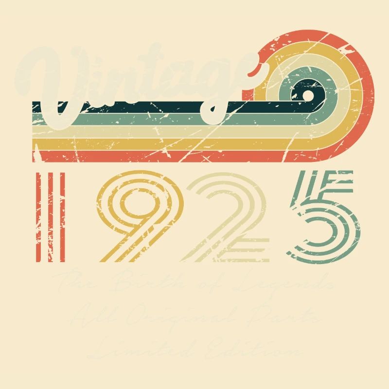 Great since 1925 birthday 1925 vintage 192