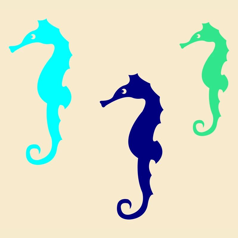 seepferdchen silhouette 02