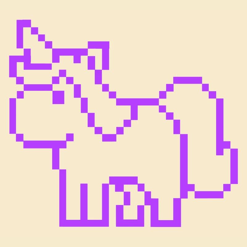 pixel einhorn