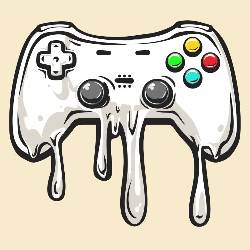 Schmelzendes Gamepad, Videospiel-Controller