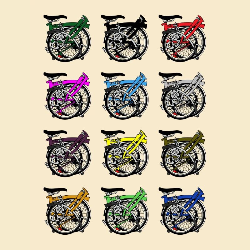 Brompton Bicycle Folded