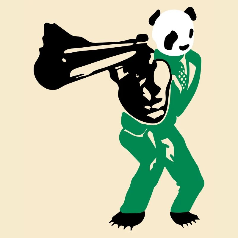 shooting panda