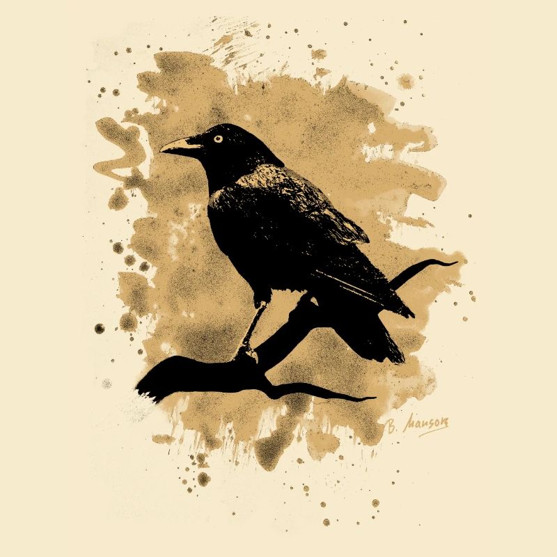 Crow bleached - natural