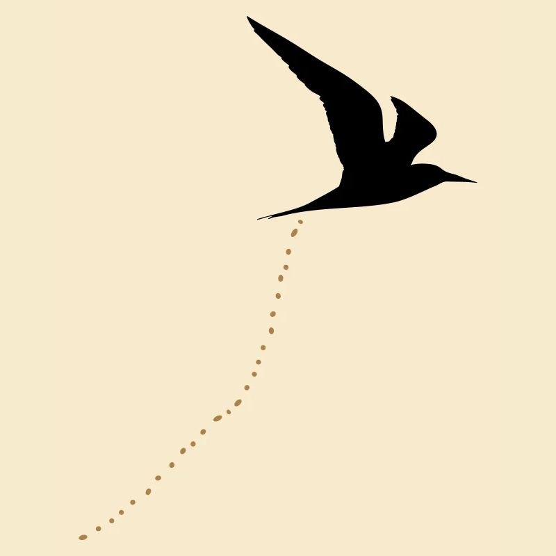 Kackvogel Bird shit vogel kacke scheiße 2c