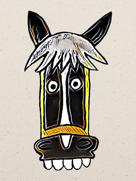 verrücktes Pferd Seppl Comic