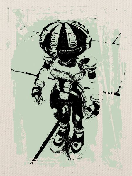 robo metall green