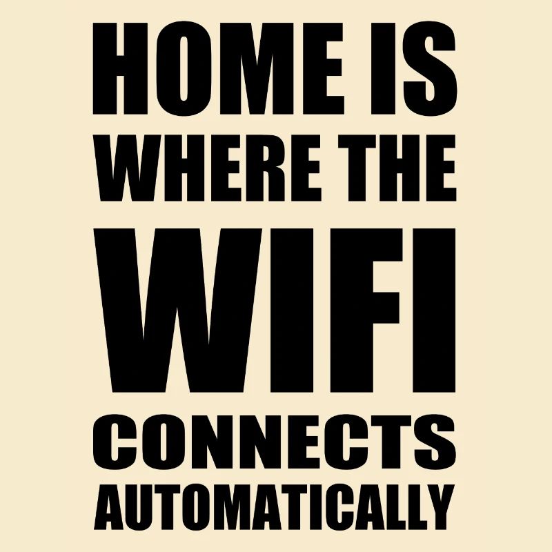 Wifi nach Hause schwarz