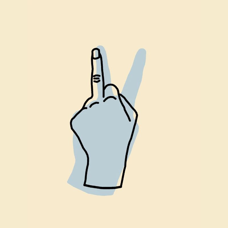 peace grey blue