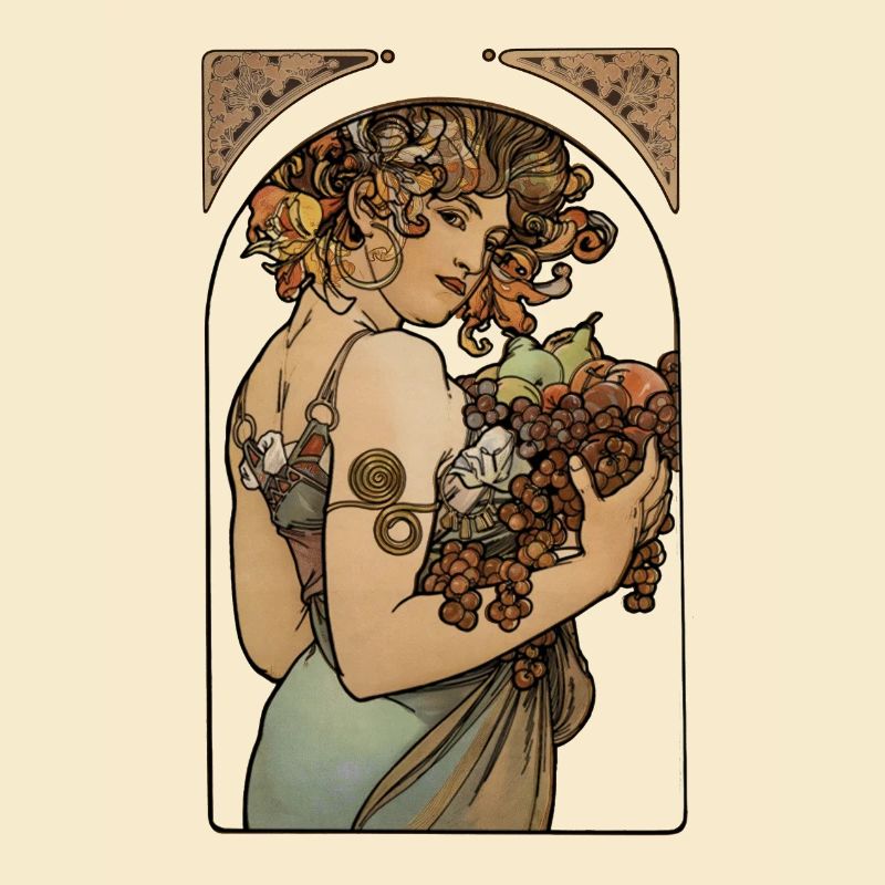 Alfons Mucha - Le Fruit