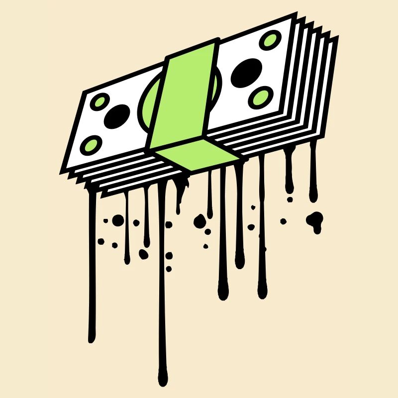 drop graffiti banknotes buendel dollar gettin