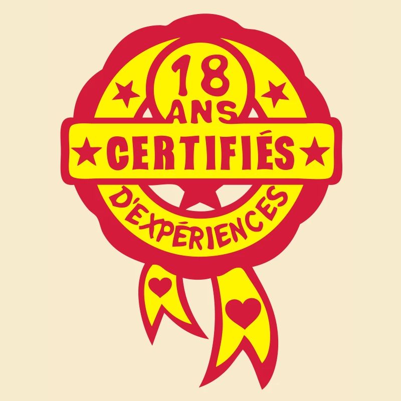 18 years anniversary certifies experience