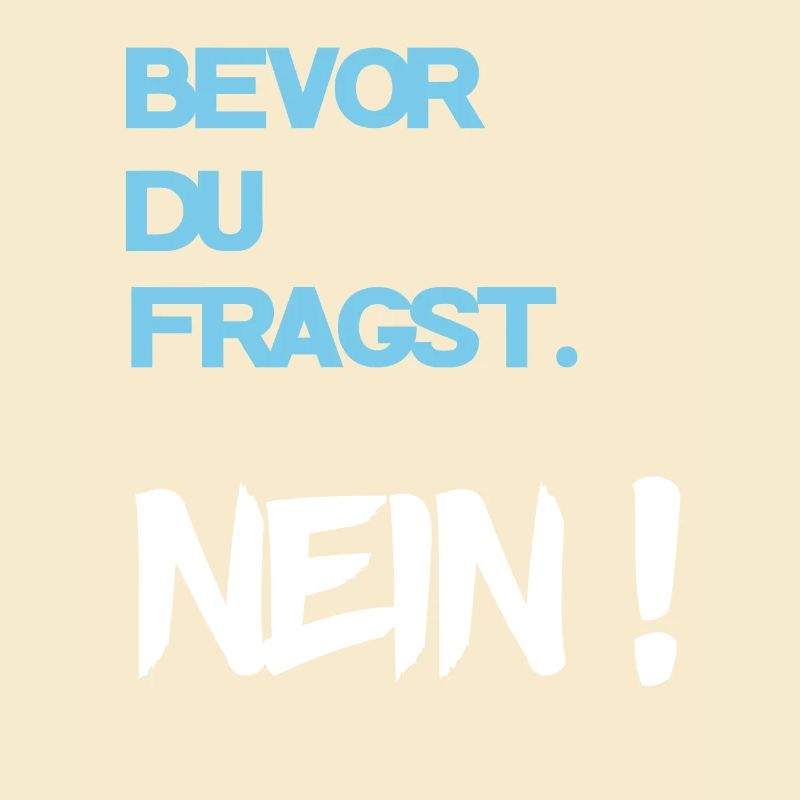 Cooler Spruch