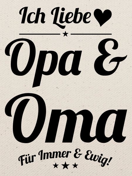 ich liebe oma und opa