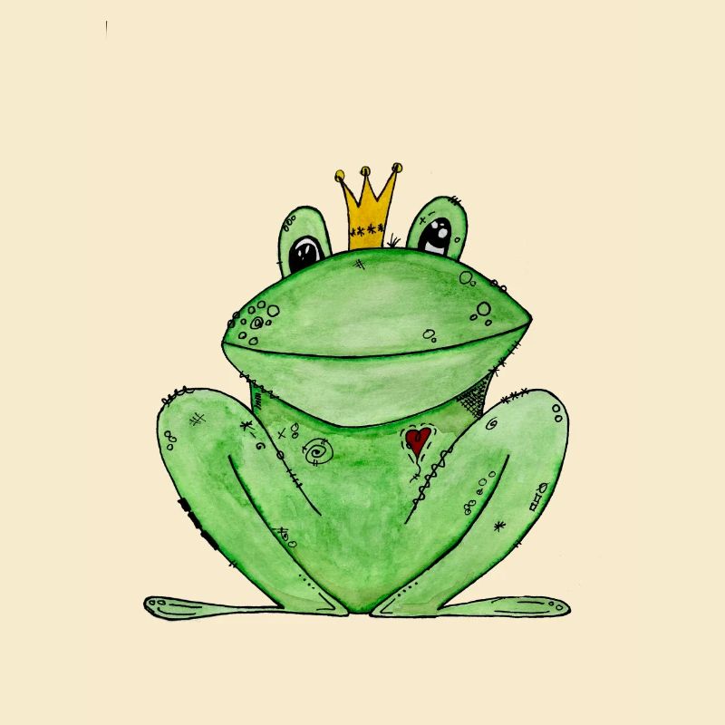Frosch mit Krone I Froschkönig