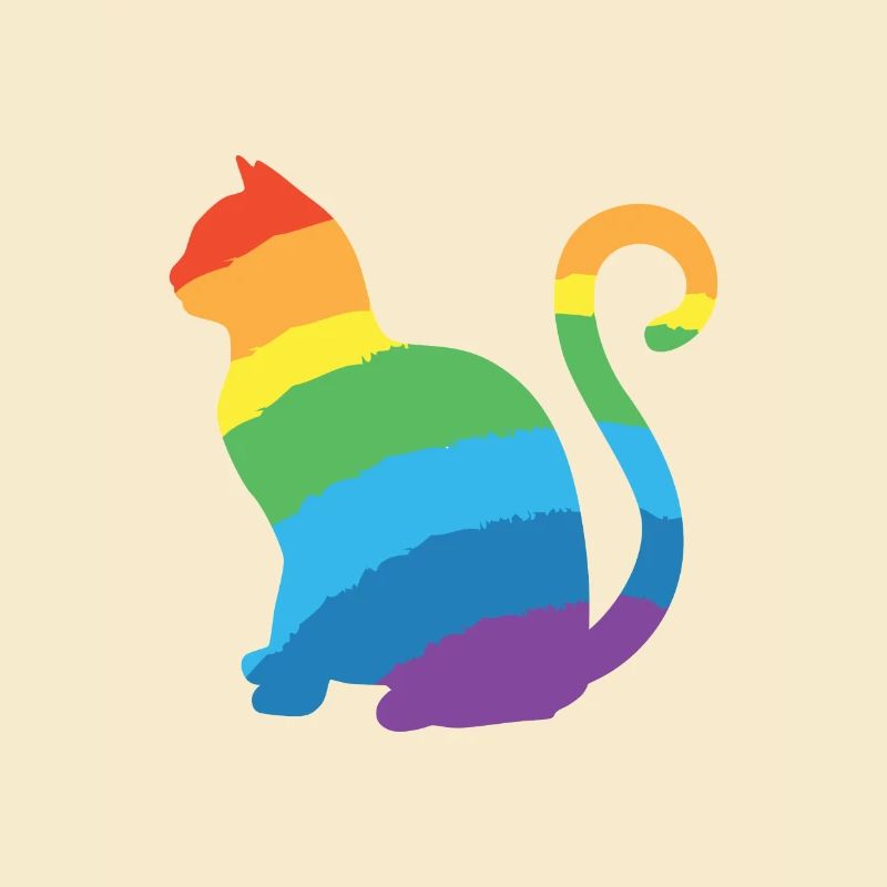 rainbow cat