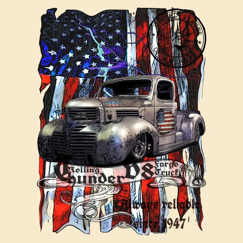 Camionnette Rolling Thunder V8 États-Unis