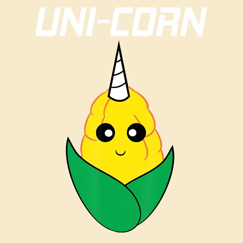 Uni Corn Corn on the Cob Einhorn