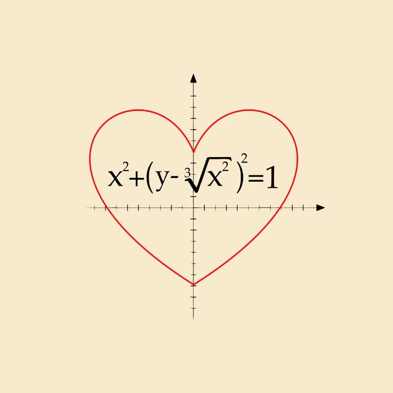 math formula for a heart