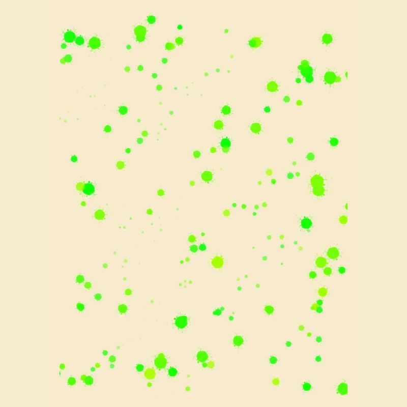 Neongrüne Farbspritzer 