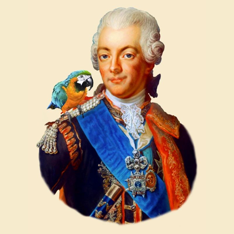 Gustaf III Mit Papagei