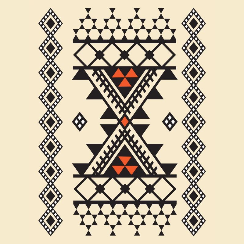 Kabyle carpet pattern