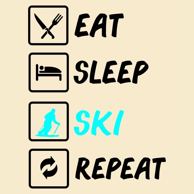 eat sleep ski repeat
