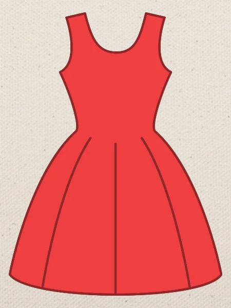 Rotes Kleid