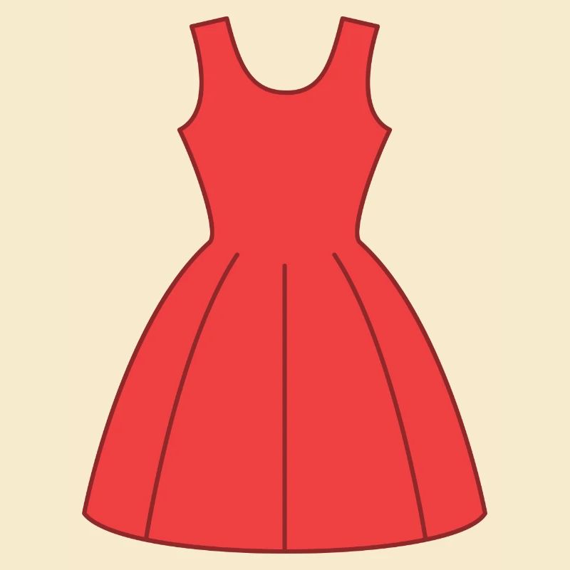 Rotes Kleid