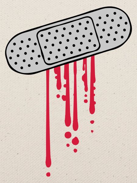 Blood drops patch